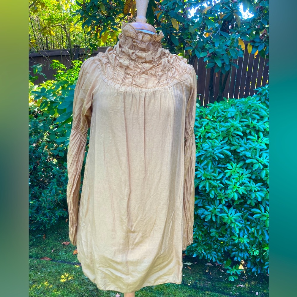 Italian high neck dress